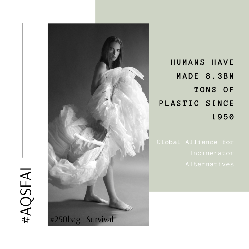 9 AQSFAI Adam Quang Sustainable Fashion Art Installation research -Humans have made 8.3bn tons of plastic since 1950. This is the illustrated story of where it's gone